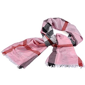 Burberry Check Bright Viola Scarf  607891