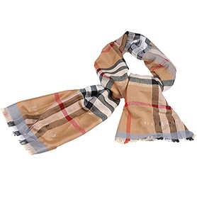 Burberry Heritage Check Camel Scarf 607897
