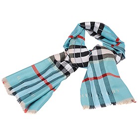 Burberry Heritage Check Turquoise Scarf 607898