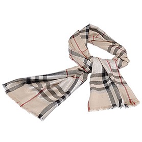 Burberry Check Beige Scarf 607958