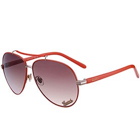 Gucci Aviator With Gucci Logo Orange Sunglasses 307825