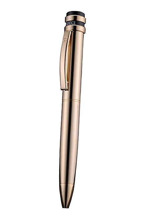 Gucci Gold Rimmed Gold Ballpoint Pend  622784
