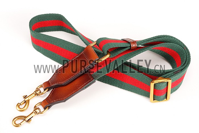 Gucci Lady Web Medium Shoulder Bag Brown