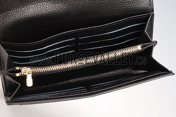 Louis Vuitton Lockme Wallet Black