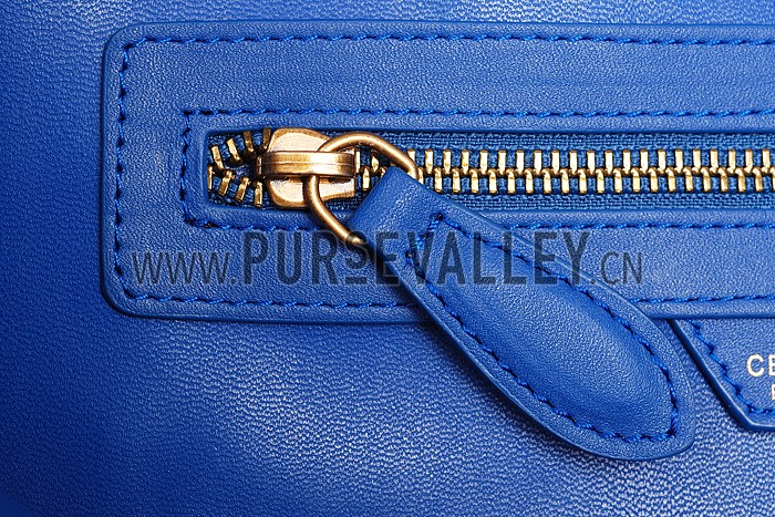 Celine Mini Luggage Blue