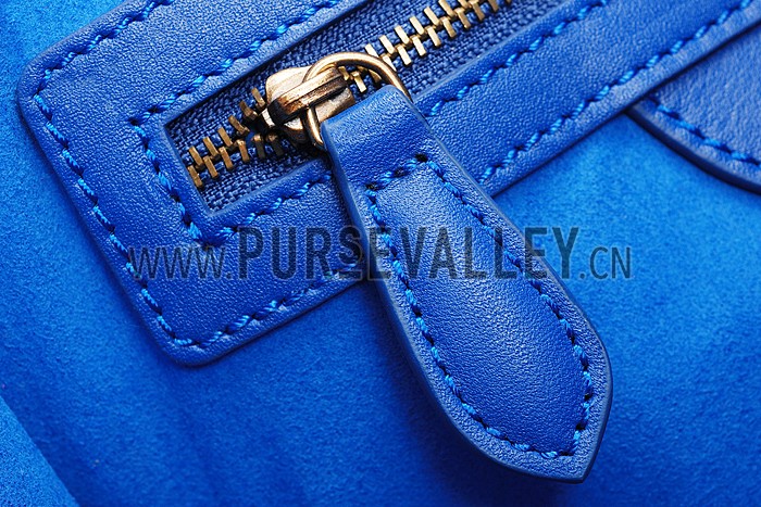 Celine Micro Luggage Blue
