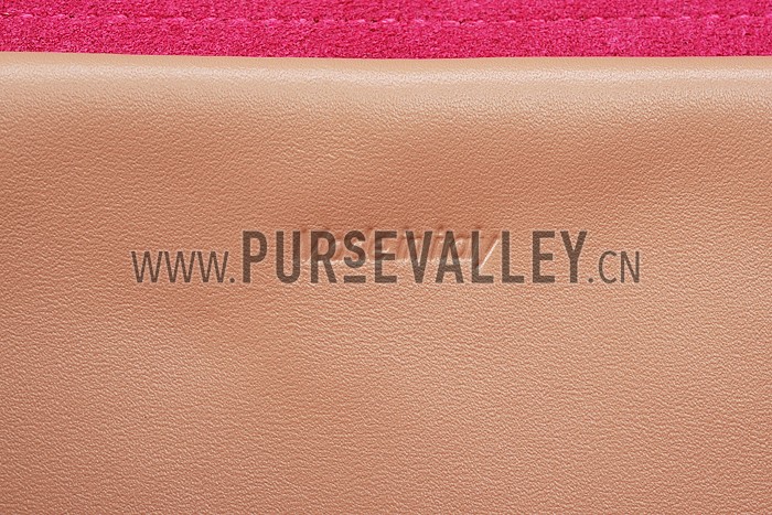 Celine Belt Bag Beige With Pink Trim