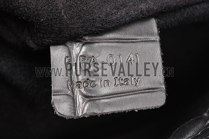 Celine Phantom Medium Black Crocodile Leather