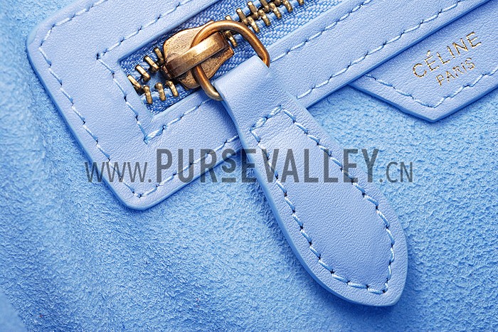 Celine Micro Luggage Light Blue