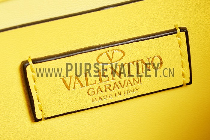 Valentino RockStud Yellow Backpack