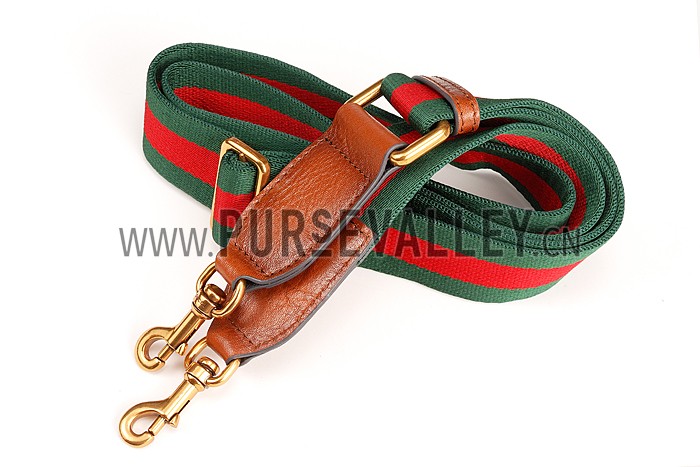 Gucci Lady Web GG Small Canvas Bag Tan