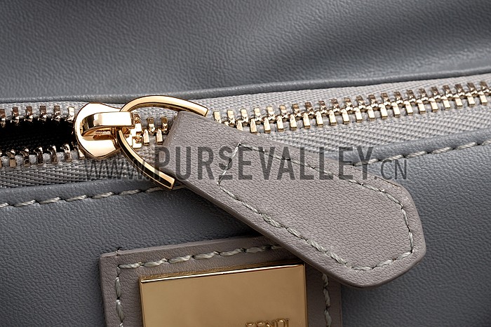 Fendi Peekaboo Karlito Capsule Detail Grey Bag