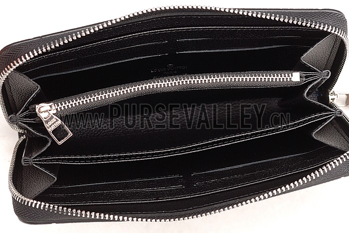 Louis Vuitton Empreinte Zippy Wallet With Studs Black
