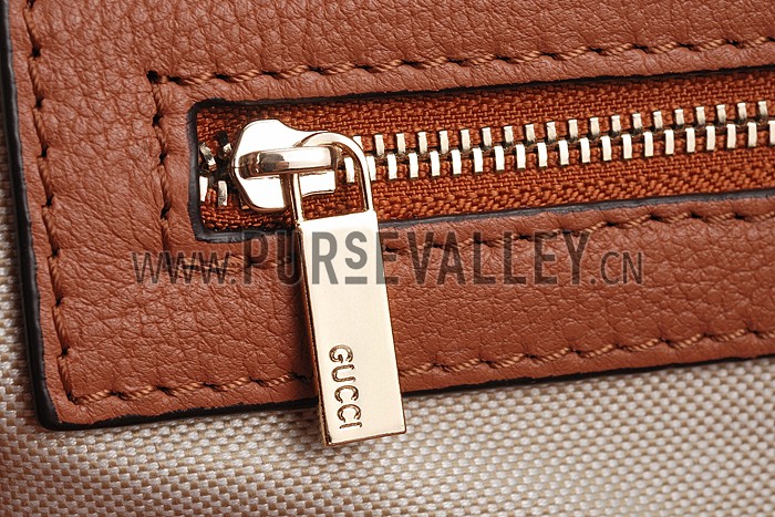 Gucci Soho Leather Hobo Brown