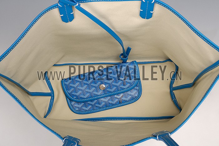 Goyard St Louis Tote Light Blue