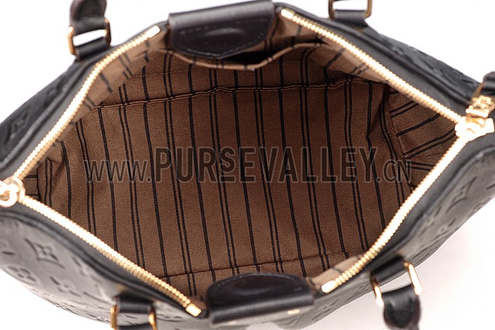 Louis Vuitton Mazarine Empreinte PM Bag Black