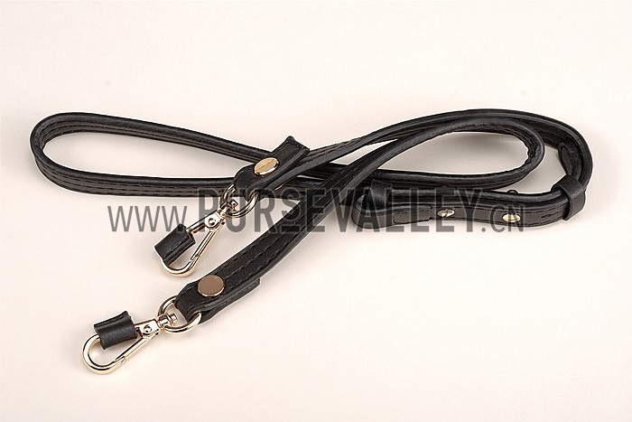 Chloe Faye Suede Flap Black Shoulder Bag