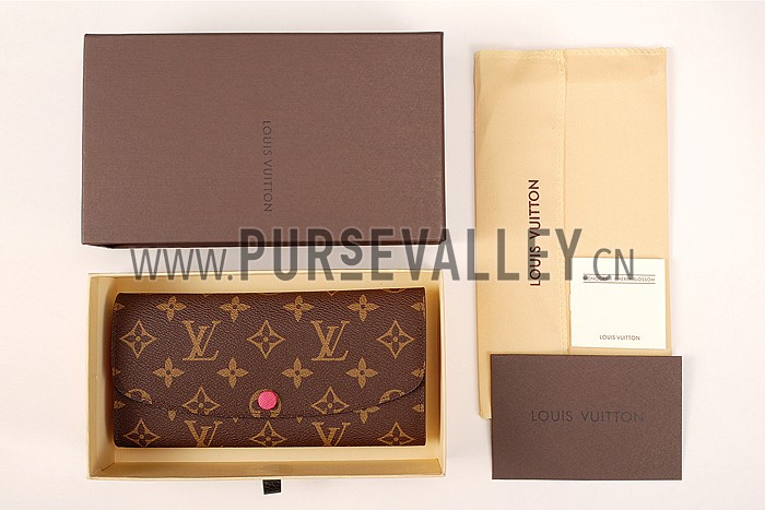 Louis Vuitton Emilie Wallet Fuchsia