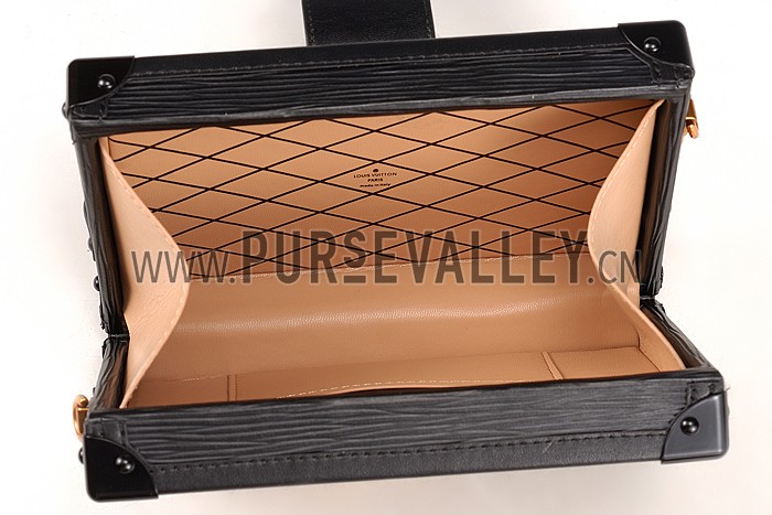 Louis Vuitton Petite Malle Epi Leather Black Bag
