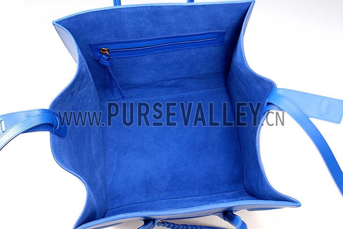 Celine Luggage Phantom Tote Blue