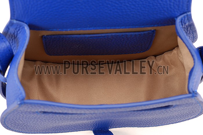 Chloe Marcie Flap Small Shoulder Bag Blue