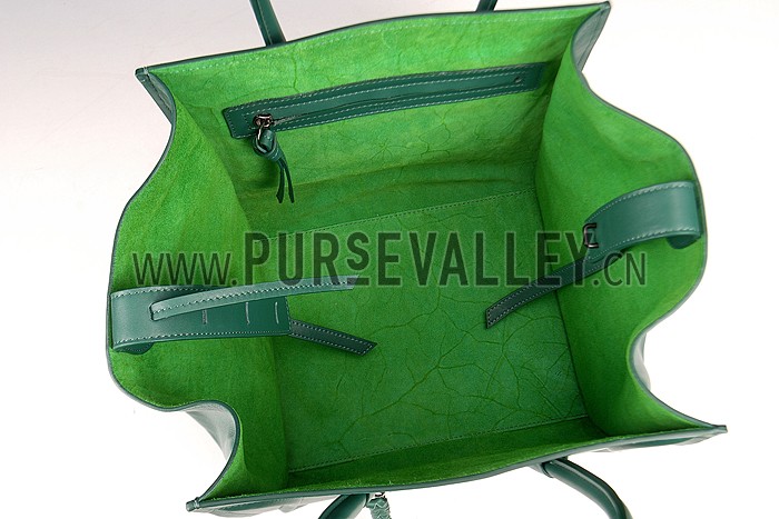 Celine Luggage Phantom Tote Green
