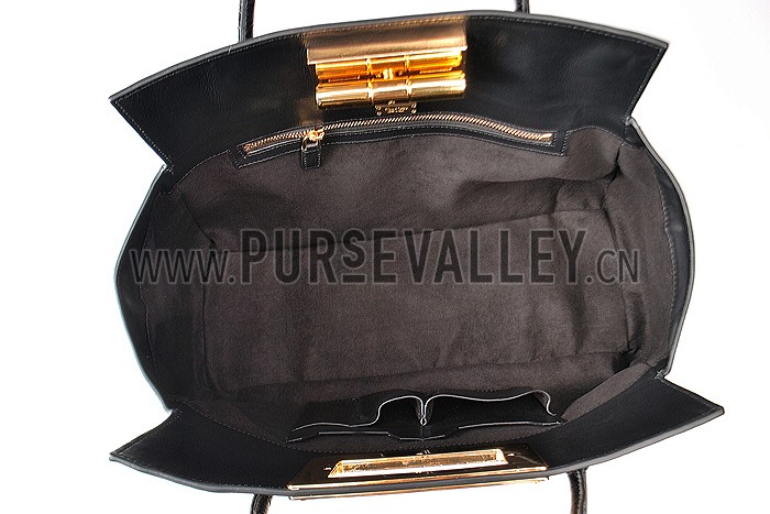 Tom Ford Natalia Alligator Doctor Black Bag