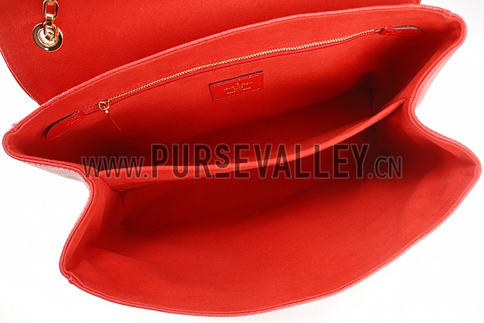 Louis Vuitton Monogram Empreinte St Germain Red Bag