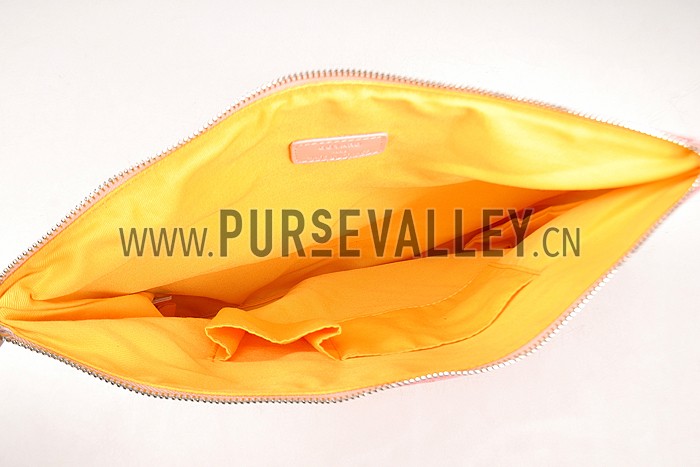 Goyard Zipped Pouch Pink