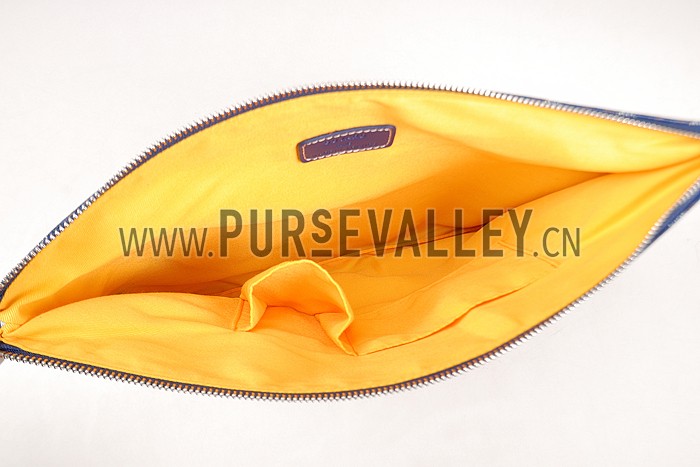 Goyard Zipped Pouch Blue