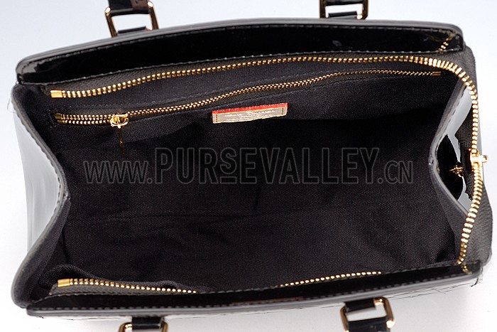 Louis Vuitton Brea Monogram Vernis PM Bag Black