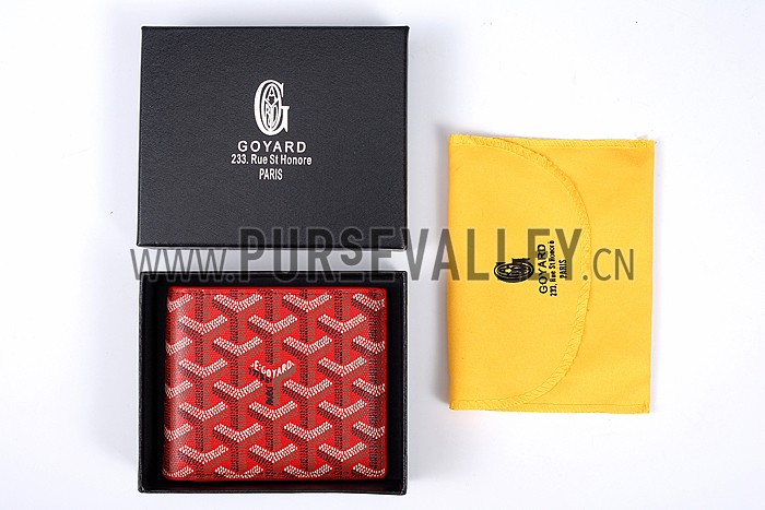 Goyard Red Wallet 18926592