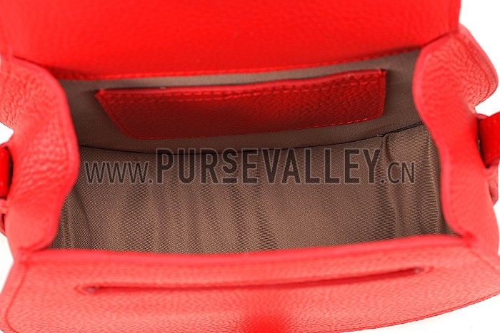 Chloe Marcie Flap Small Shoulder Bag Red