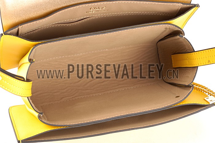 Chloe Faye Small Bag Yellow And Gold