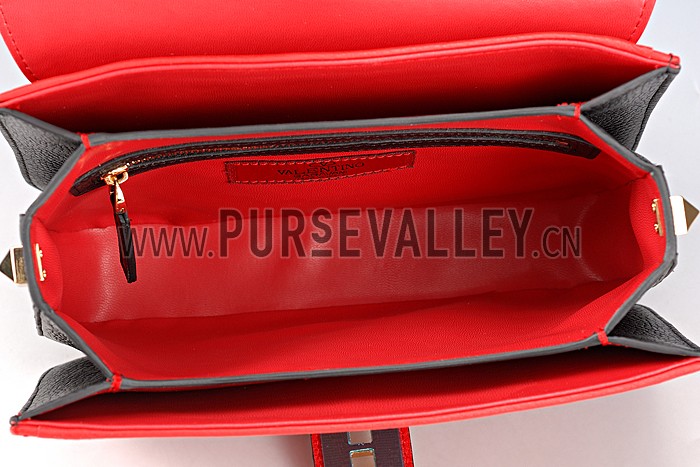 Valentino Viva Valentino Fabric B-Rockstud Bag Red