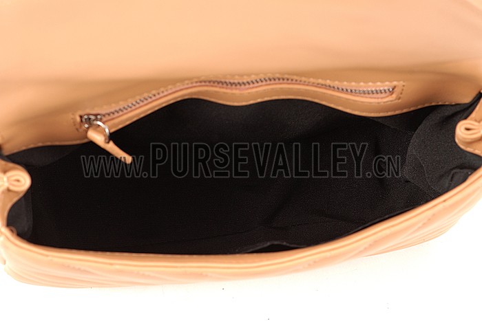 Saint Laurent College Matelasse Medium Bag Beige