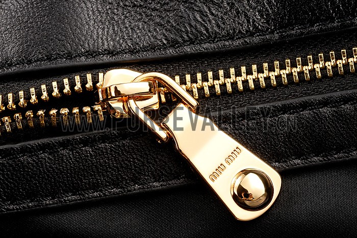 Miu Miu Matelasse Tote Black