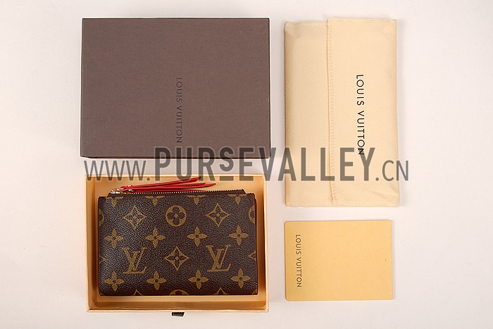 Louis Vuitton Adele Compact Wallet Red