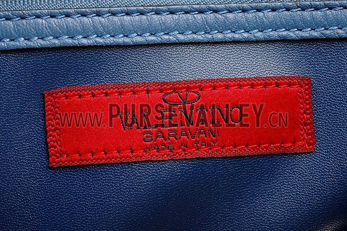 Valentino Viva Valentino Fabric Top Handle Bag Blue