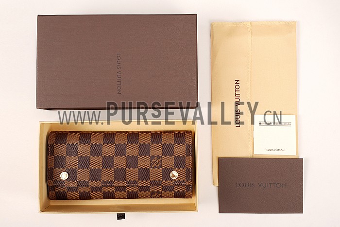 Louis Vuitton Damier Ebene Accordeon Wallet