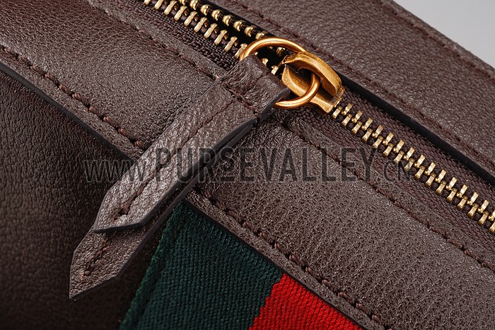 Gucci Bee Detail Brown Leather Bag