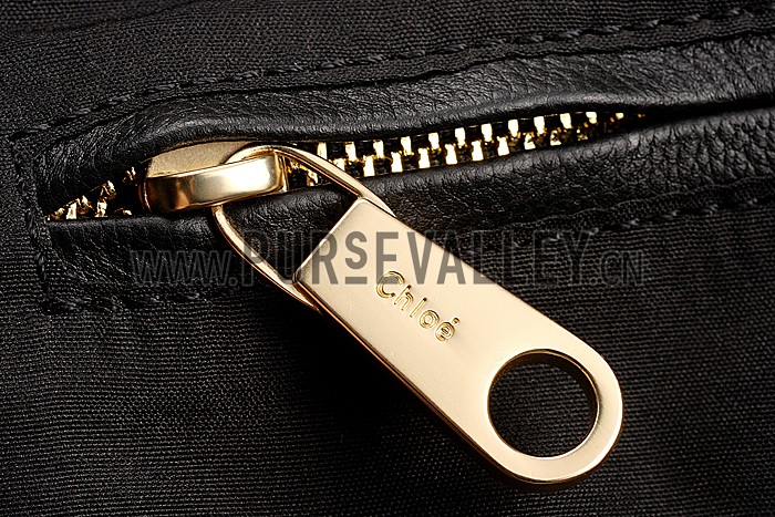 Chloe Marcie Satchel Crossbody Bag Black