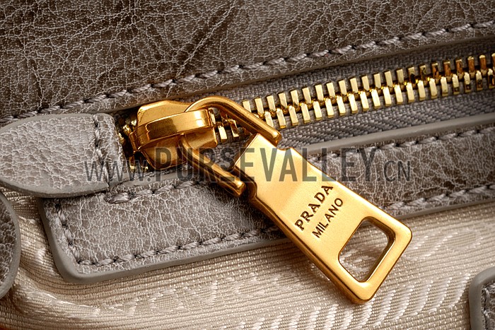 Prada Classic Satchel Grey