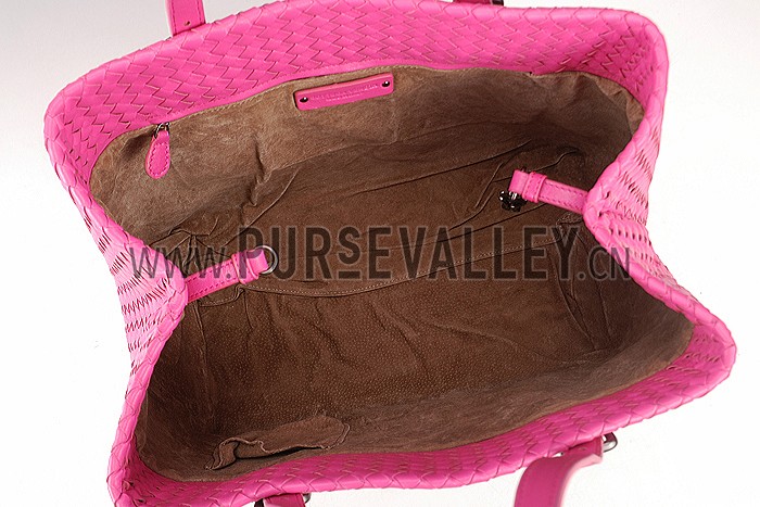 Bottega Veneta Intrecciato Roma Bag Pink