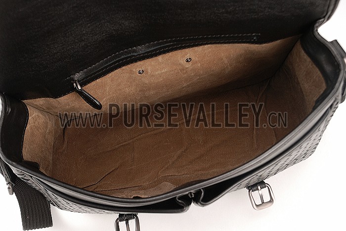 Bottega Veneta Washed Gardena Black Bag