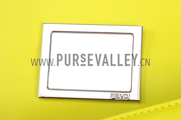 Fendi Be Baguette Bicolor Black and Yellow Bag