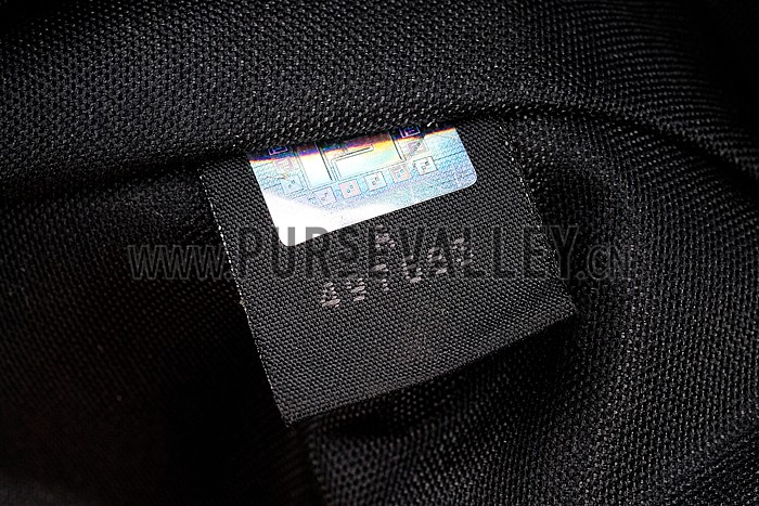 Fendi Eyes Monster Black Shopping Tote Bag