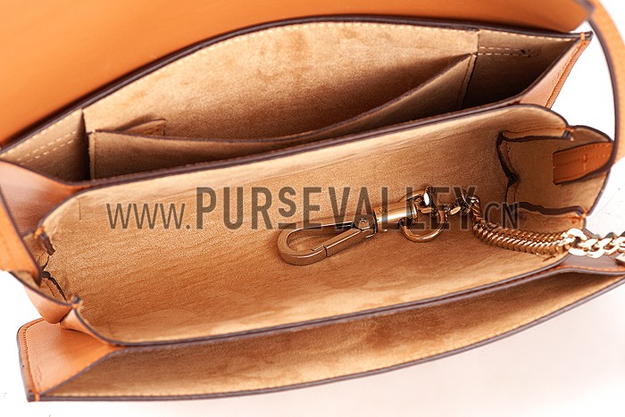 Chloe Faye Small Bag Tan and Python Pattern