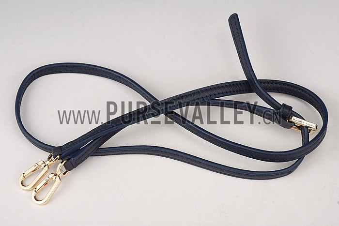 Tory Burch Robinson Stitched Square Tote Dark Blue