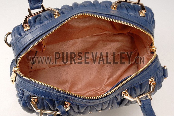 Miu Miu Top Handle Dark Blue